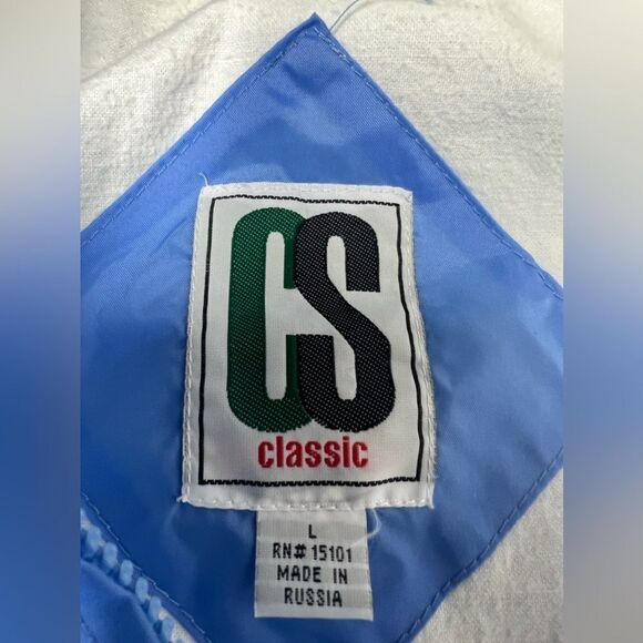 Vintage 1980's CS Classics Mens Windbreaker Zip Jacket Size L - Picture 5 of 12